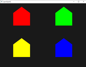 Geometry Shader Houses Colored